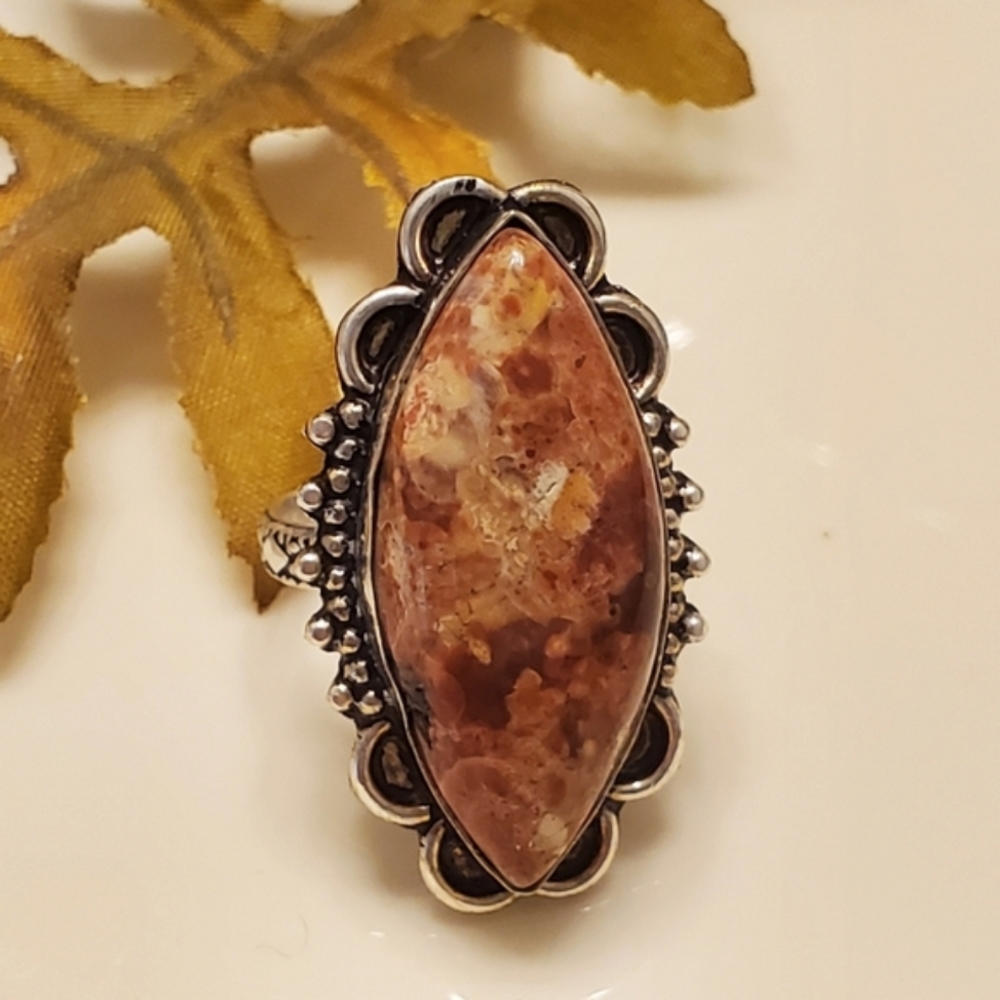 Sterling Silver Stone Ring - Picture 10 of 12
